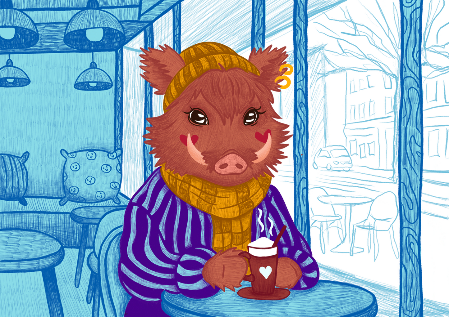 January Wild Boar A4